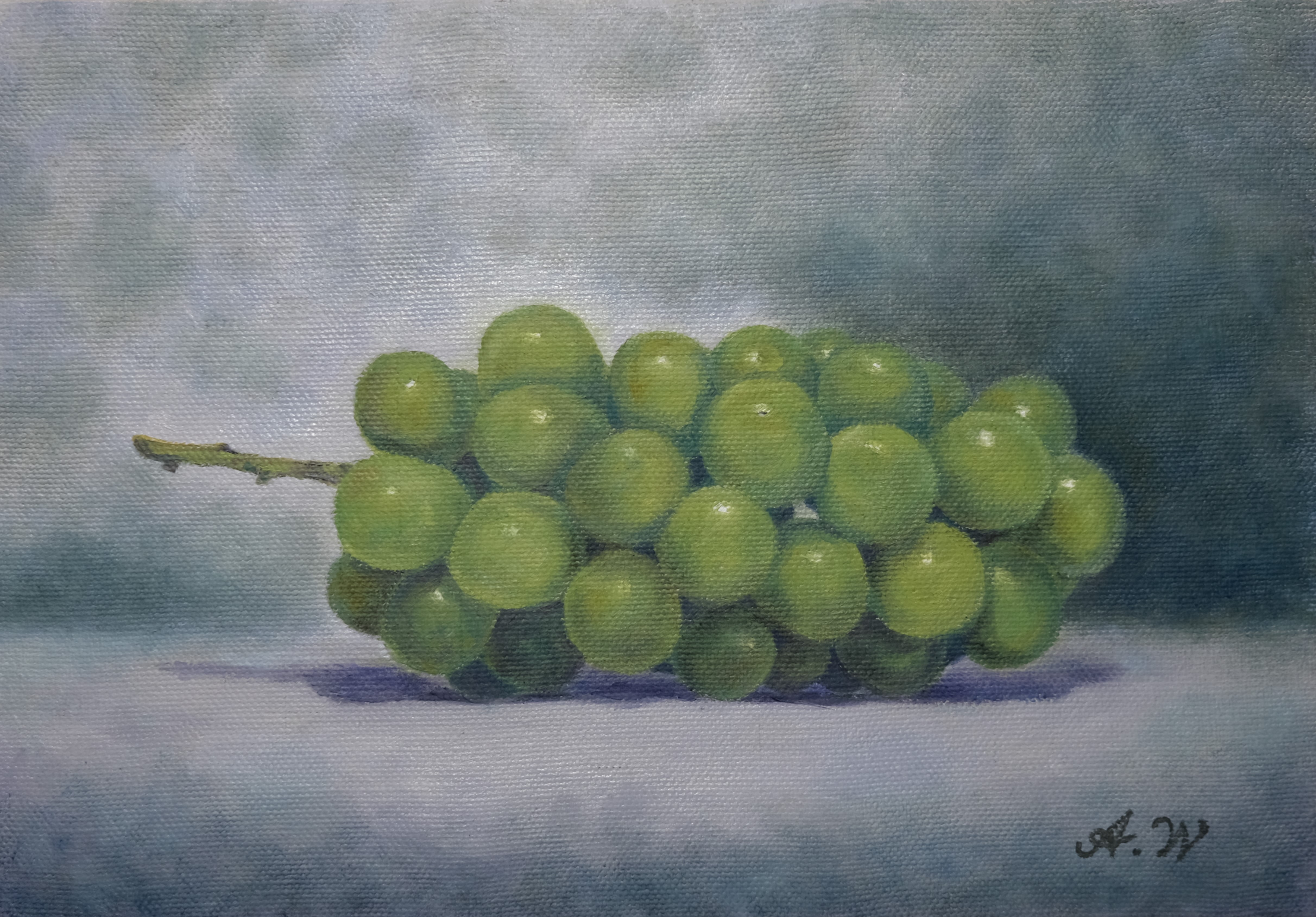 葡萄マスカット | Asami Wade ｜インテリア絵画 アートの専門通販