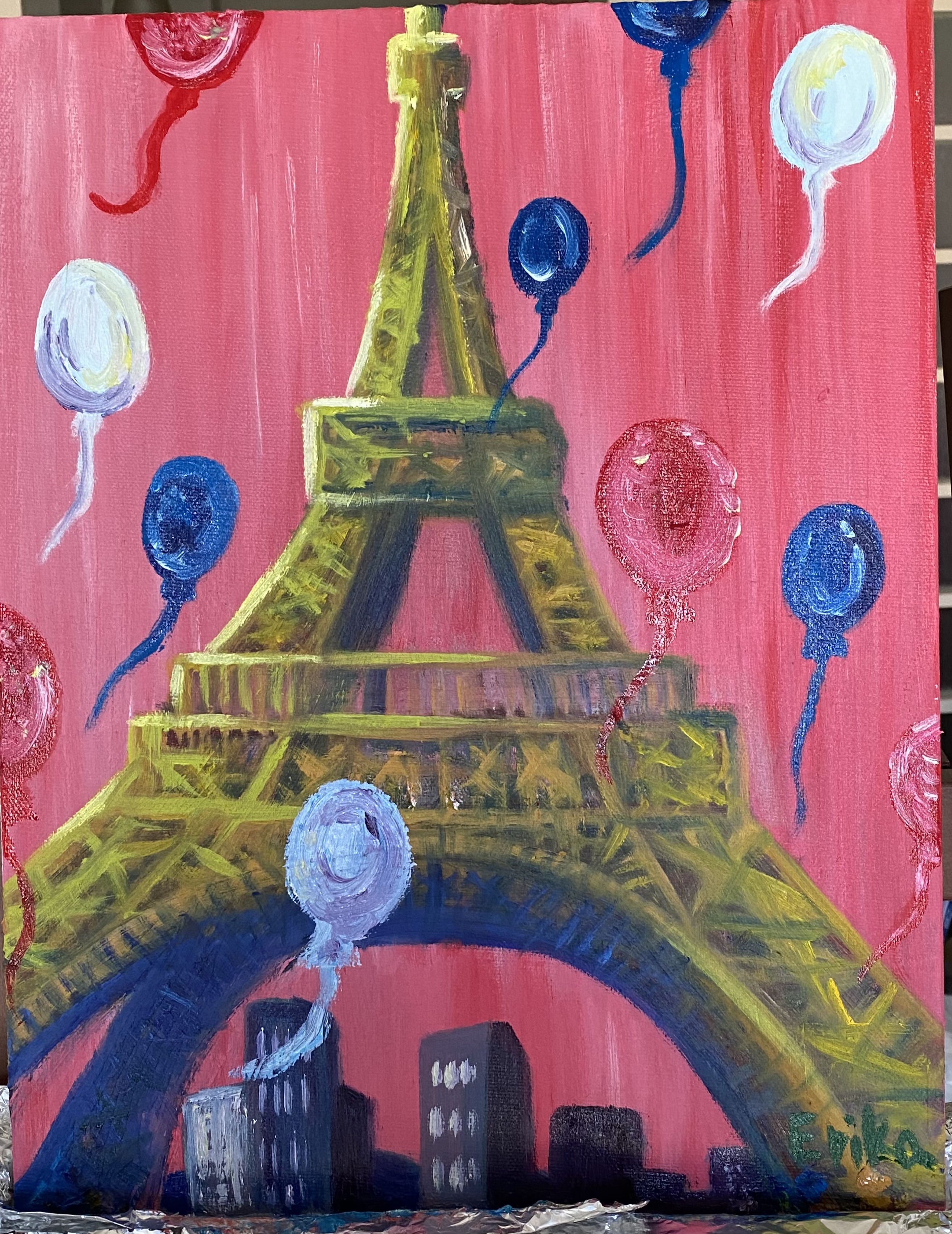 エッフェル塔 | Erika ｜インテリア絵画 アートの専門通販