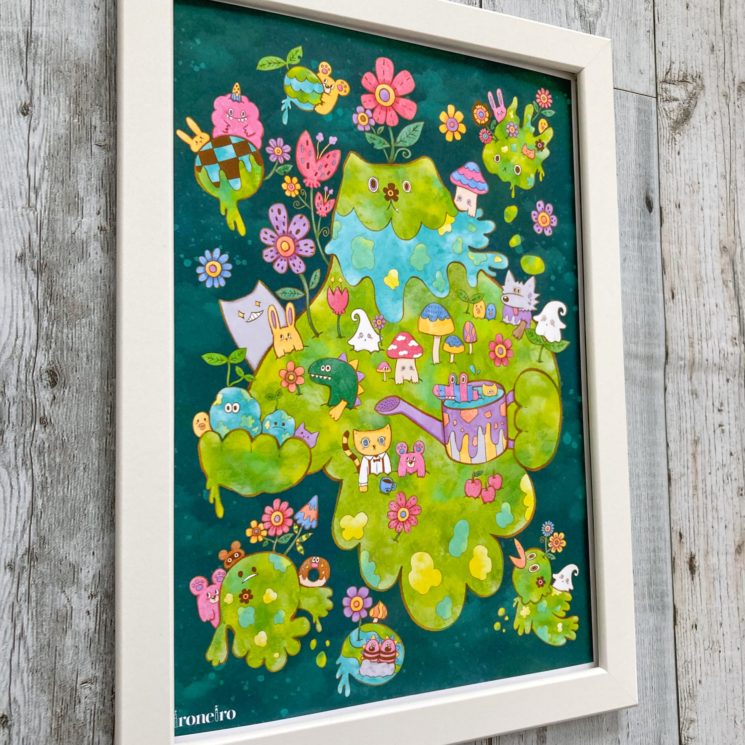 花の精霊プラントン | 色音色 ｜インテリア絵画 アートの専門通販