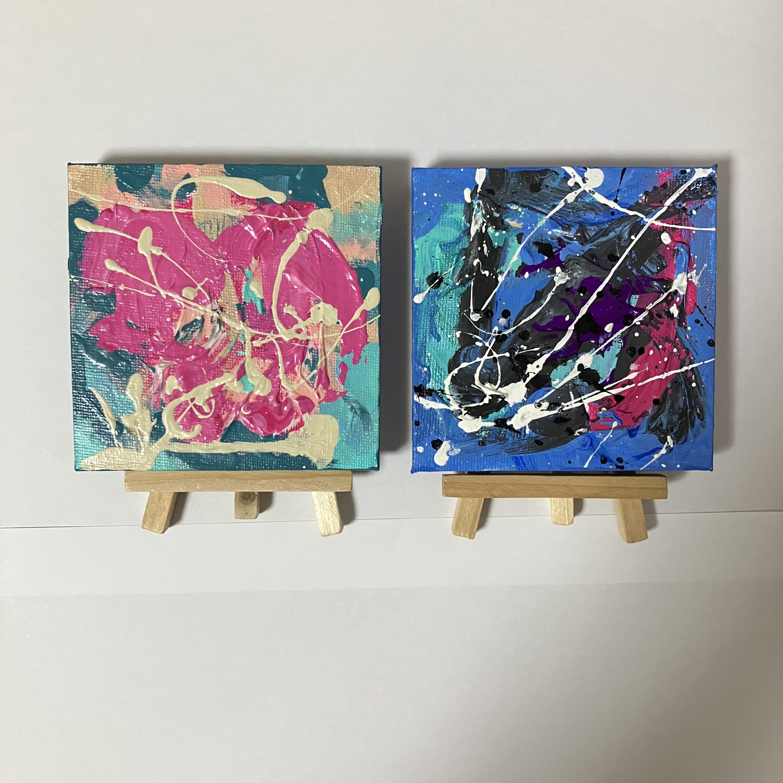 抽象画2点セットNo.2 | KAKI ｜インテリア絵画 アートの専門通販