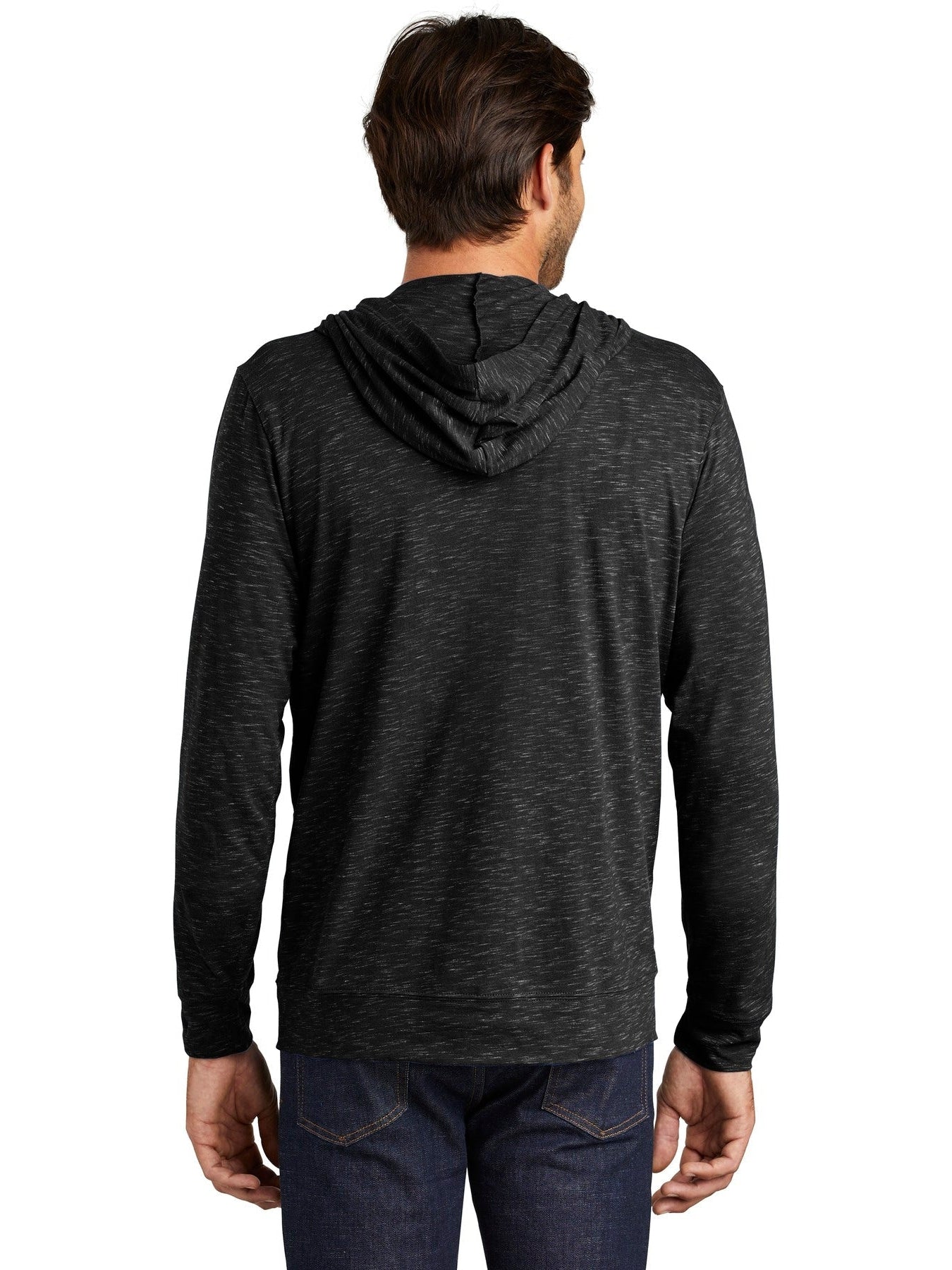 District DT565 Full-Zip Sweatshirt with Custom Embroidery