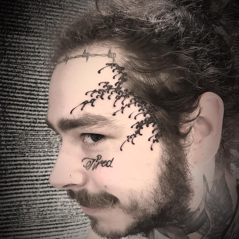 Post Malone（ポスト・マローン）さんご来店！！ – 三巴彫