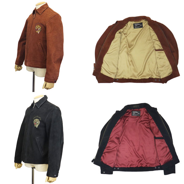 正規取扱店 AVIREX (アヴィレックス) 4250008 AGED SUEDE SOUVENIR JKT