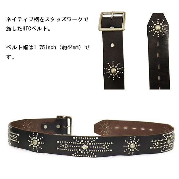 正規取扱店 HTC(Hollywood Trading Company) Belt #Southwest 1.75