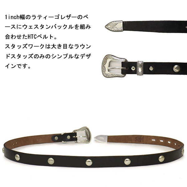 正規取扱店 HTC(Hollywood Trading Company) Belt #Western Round