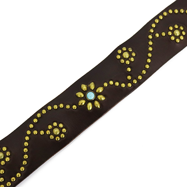 正規取扱店 HTC(Hollywood Trading Company) Belt #125 Turquoise 1.75