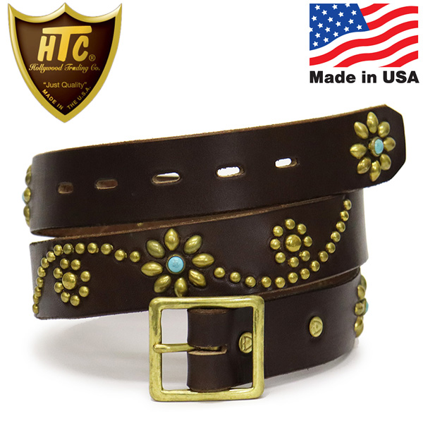 正規取扱店 HTC(Hollywood Trading Company) Belt #25 1.25 Turquoise
