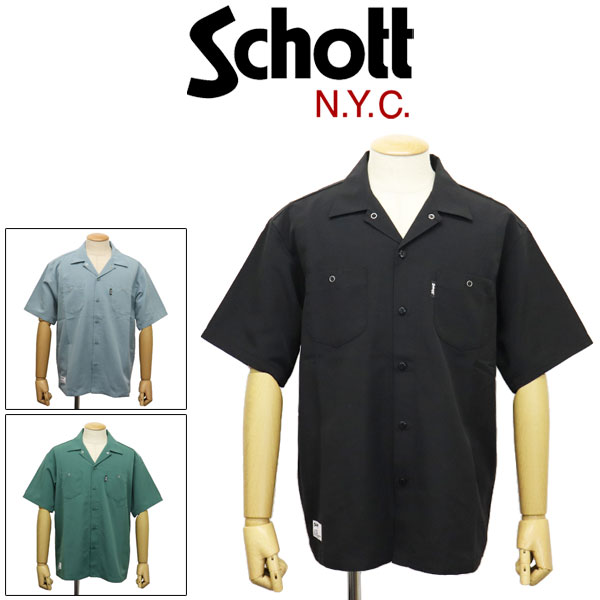 正規取扱店 Schott (ショット) 782-3923001 T/C WORK SHIRT ワーク