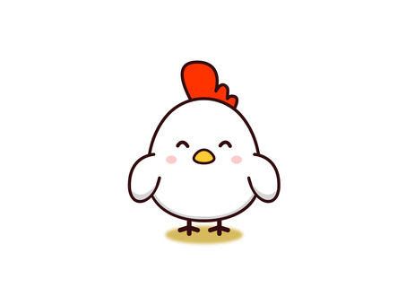 にわとりさん（笑顔）イラスト - No: 23453840｜無料イラスト・フリー