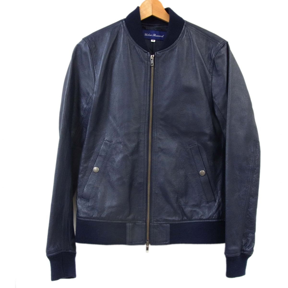 楽天市場】レザージャケット ネイビー（メンズファッション）の通販
