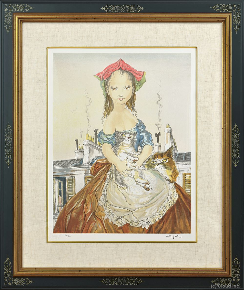 楽天市場】藤田嗣治 リトグラフ（絵画｜アート・美術品・骨董品・民芸