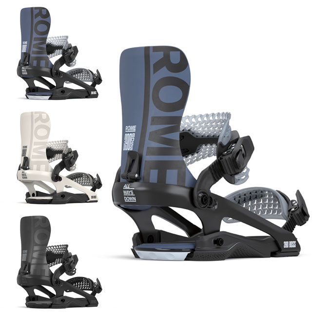 ROME 390 BOSS 22-23モデル スノーボードビンディング ブラック ROME