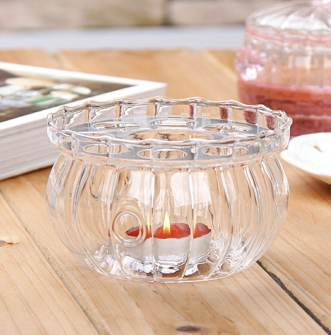 楽天市場】ティーポット ウォーマー ろうそくの通販