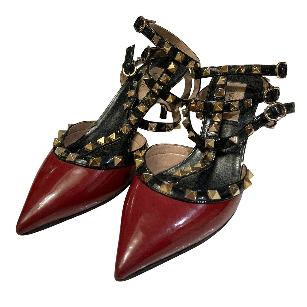 楽天市場】valentino ロックスタッズ（カラーレッド）（パンプス