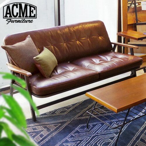 レザーソファ ソファ 2人掛け アンティーク【メーカー直送品】アクメ