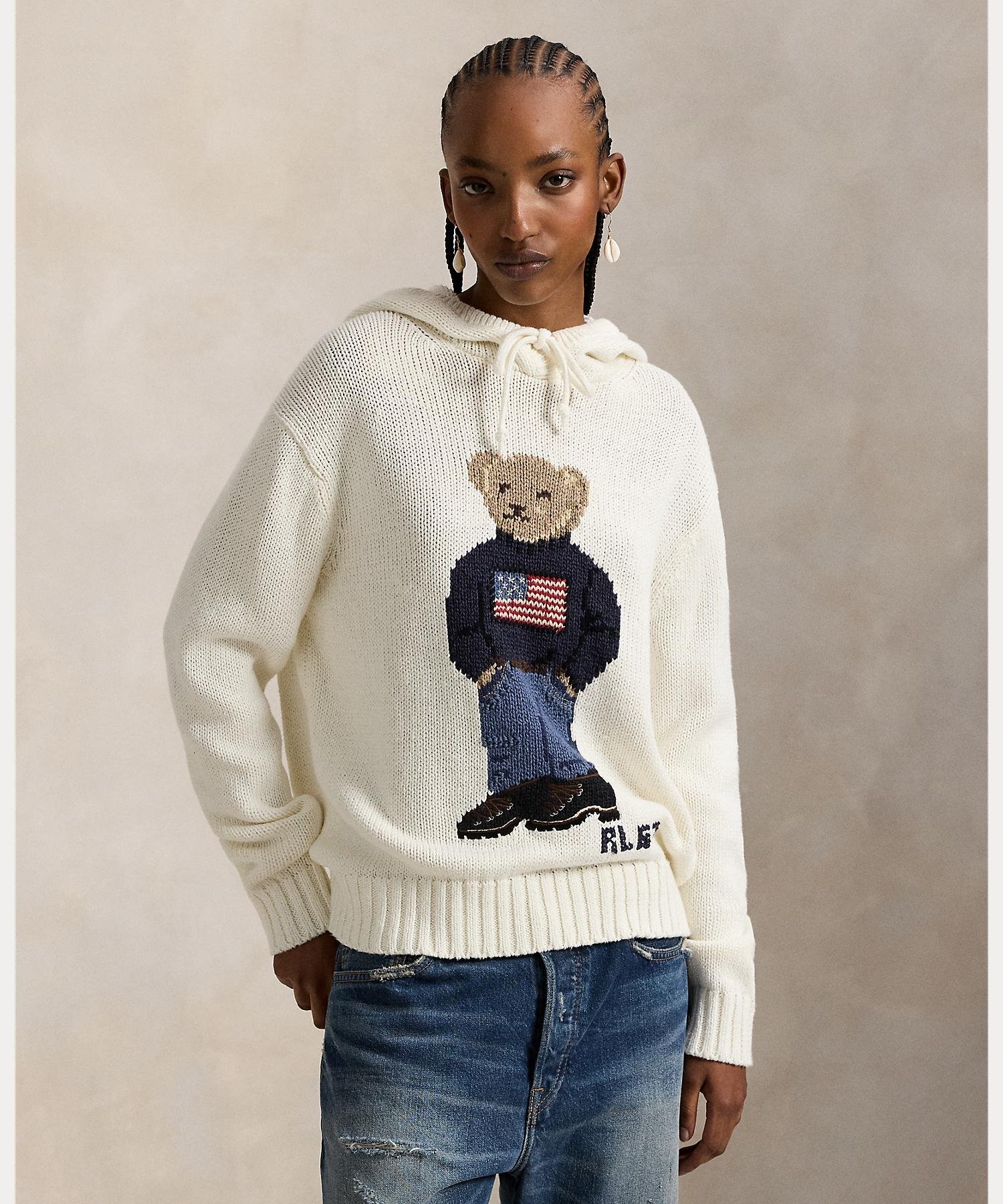 楽天市場】ラルフローレン ベア セーター（レディースファッション）の通販