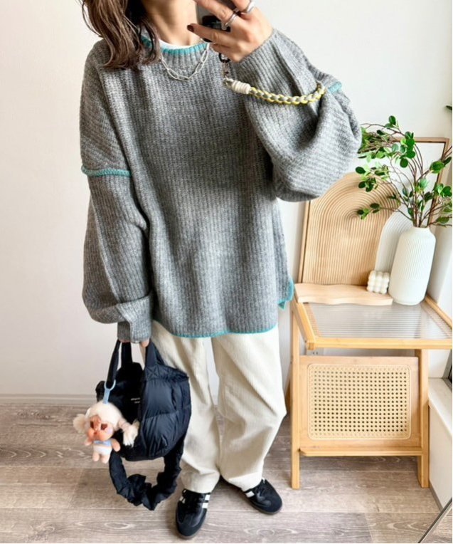 楽天市場】ライン（ニット・セーター｜トップス）：レディース