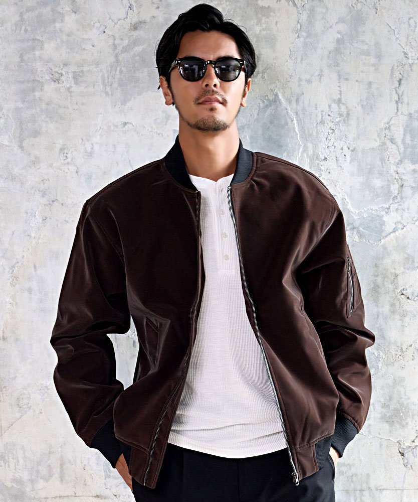 DNSR MA-1 ブルゾン Mサイズ ブラウン MUSINSA公式 | DNSR ポケット