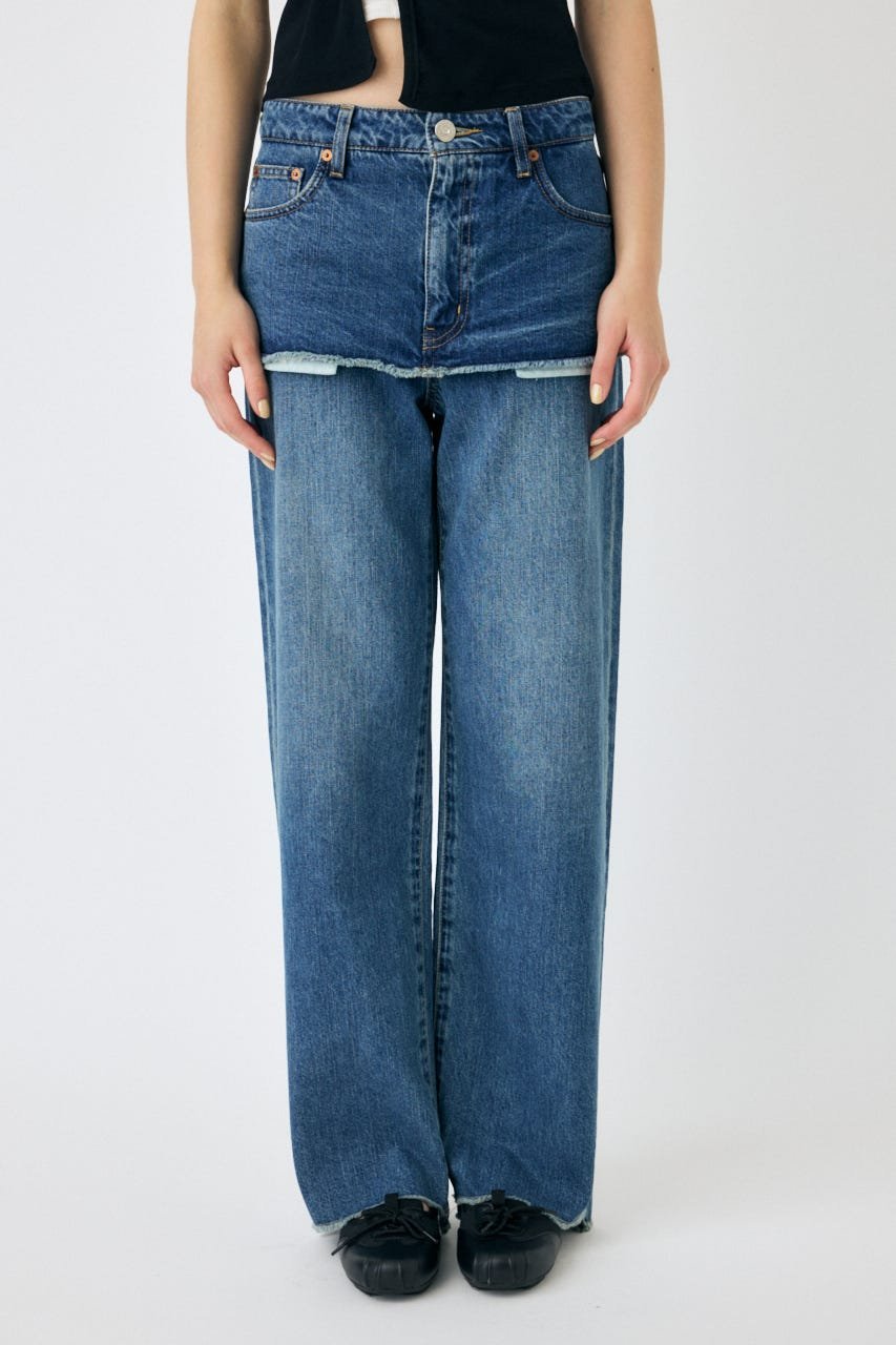 楽天市場】moussy デニム ワイドの通販