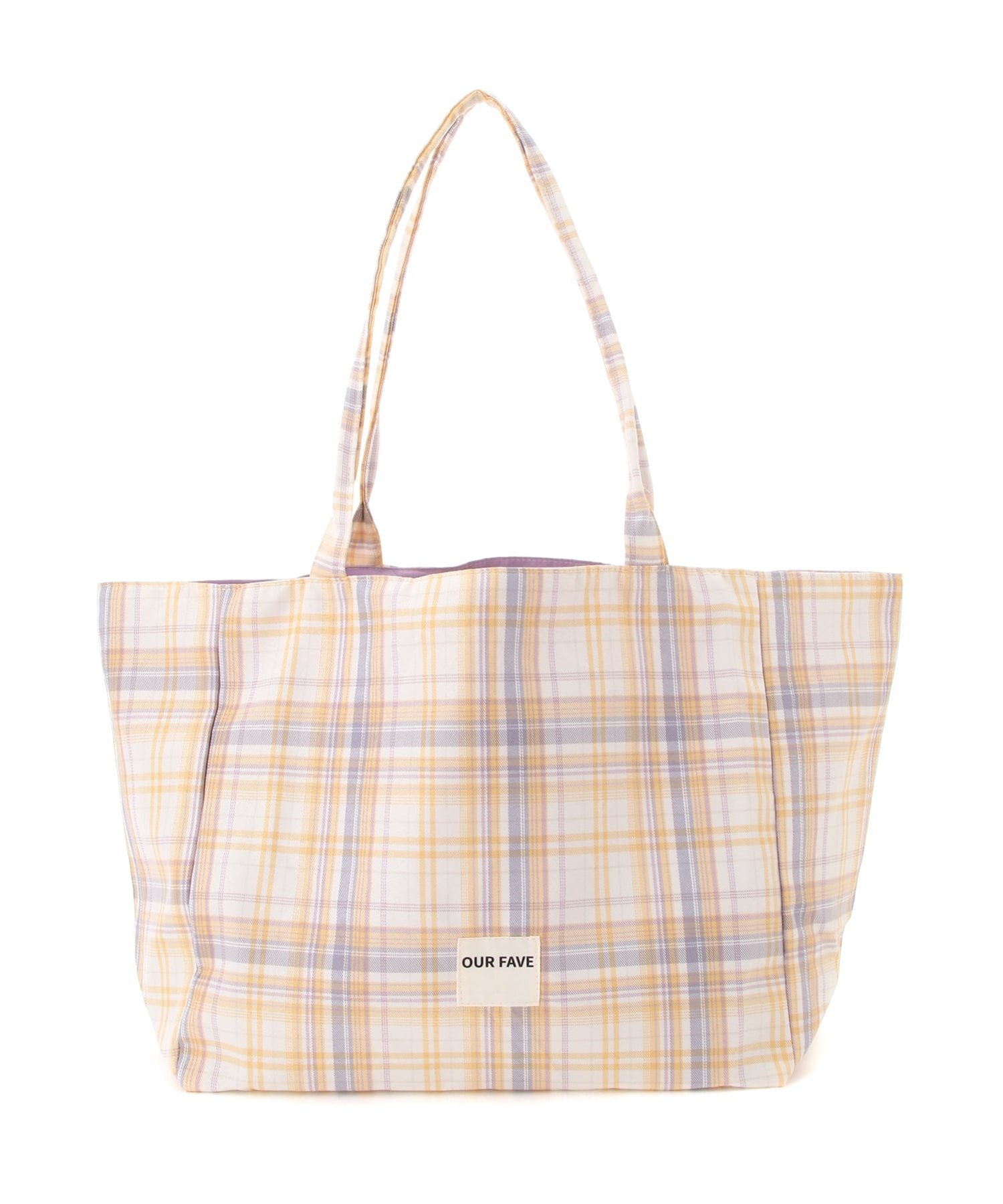 楽天市場】チェック（カラーパープル）（トートバッグ｜レディース