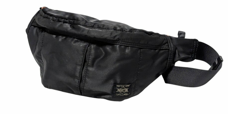 新素材 ポーター タンカー ヒップバッグ ボディバッグ 黒 ナイロン