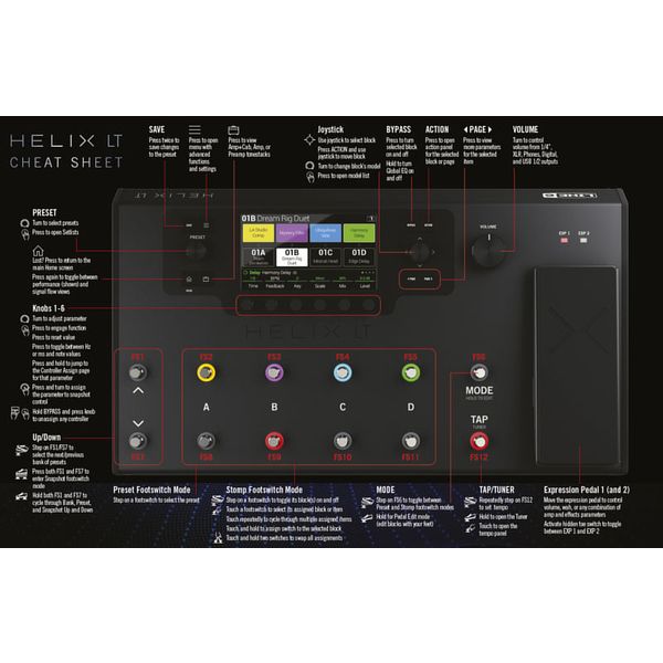Line6 Helix LT Guitar Processor – Switzerland
