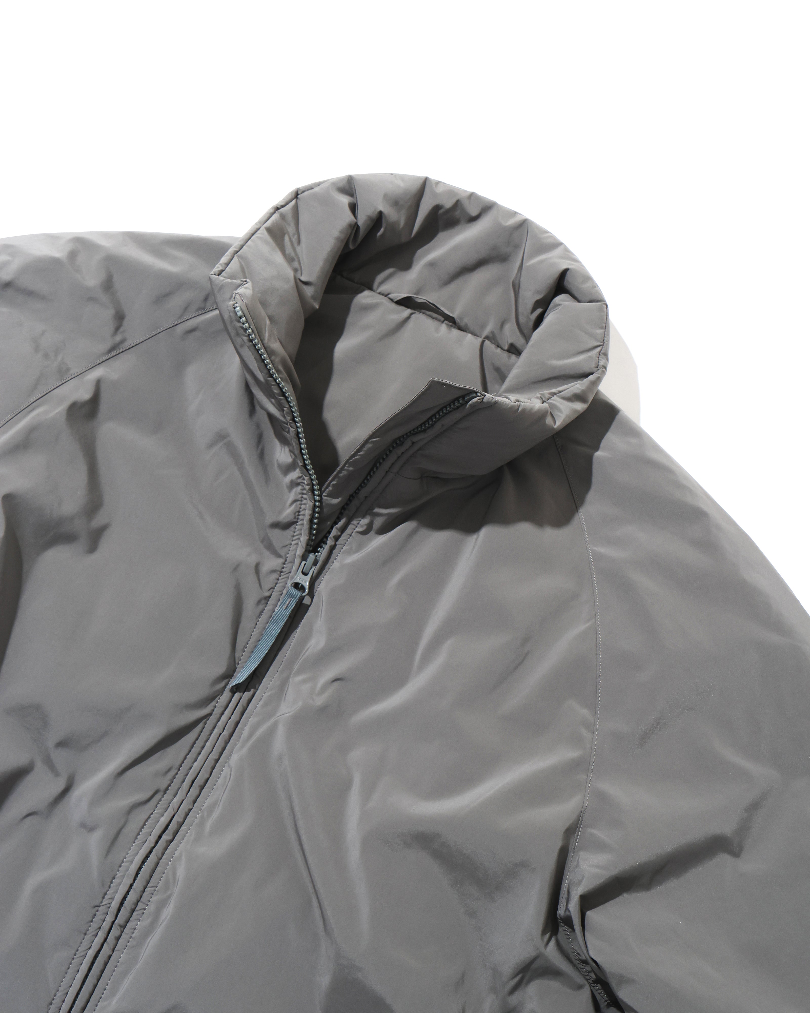 Poly Nylon Puffer Jacket GREY – TIME AFTER TIME