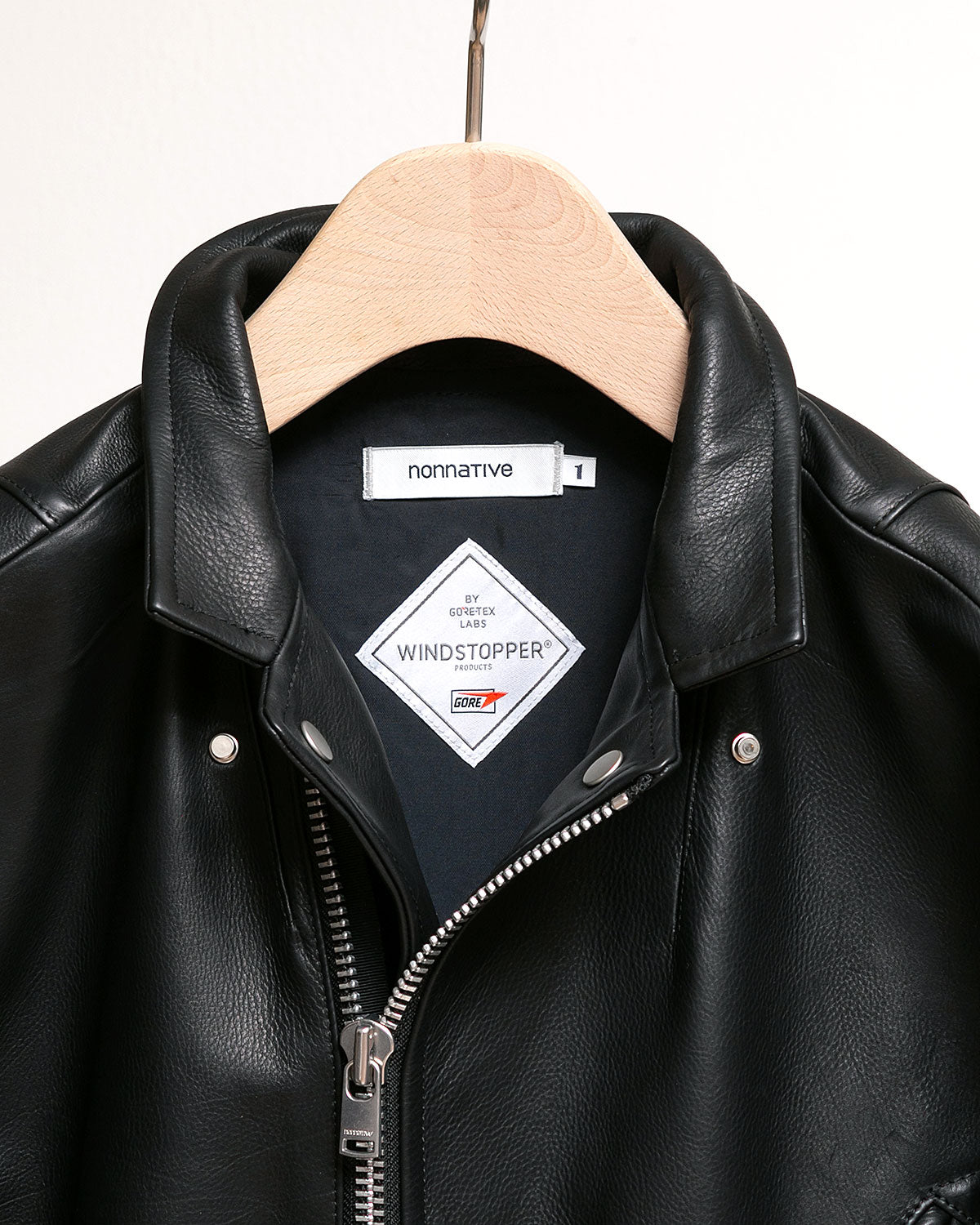 RIDER BLOUSON COW LEATHER WITH WINDSTOPPER® – TIME AFTER TIME