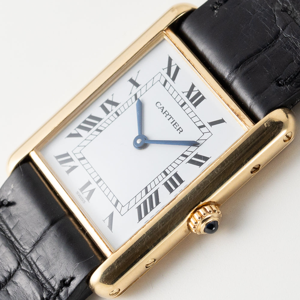CARTIER LM TANK Louis Cartier 18KYG Ref.81052 – TIMEANAGRAM