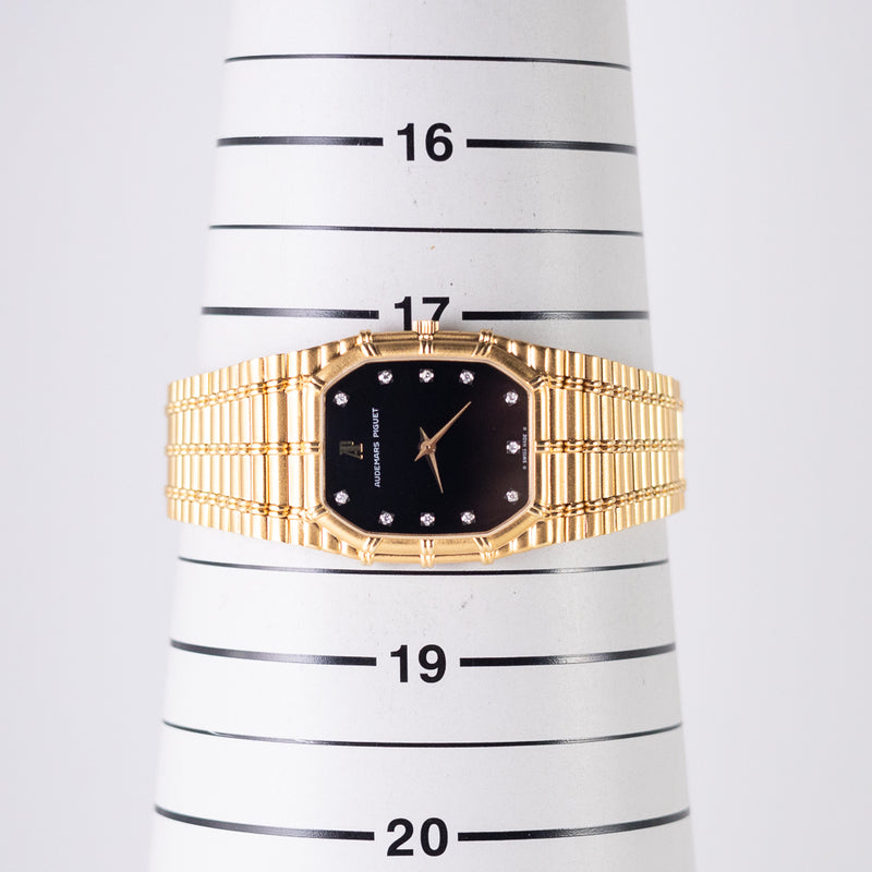 AUDEMARS PIGUET BAMBOO Black Diamond Dial – TIMEANAGRAM