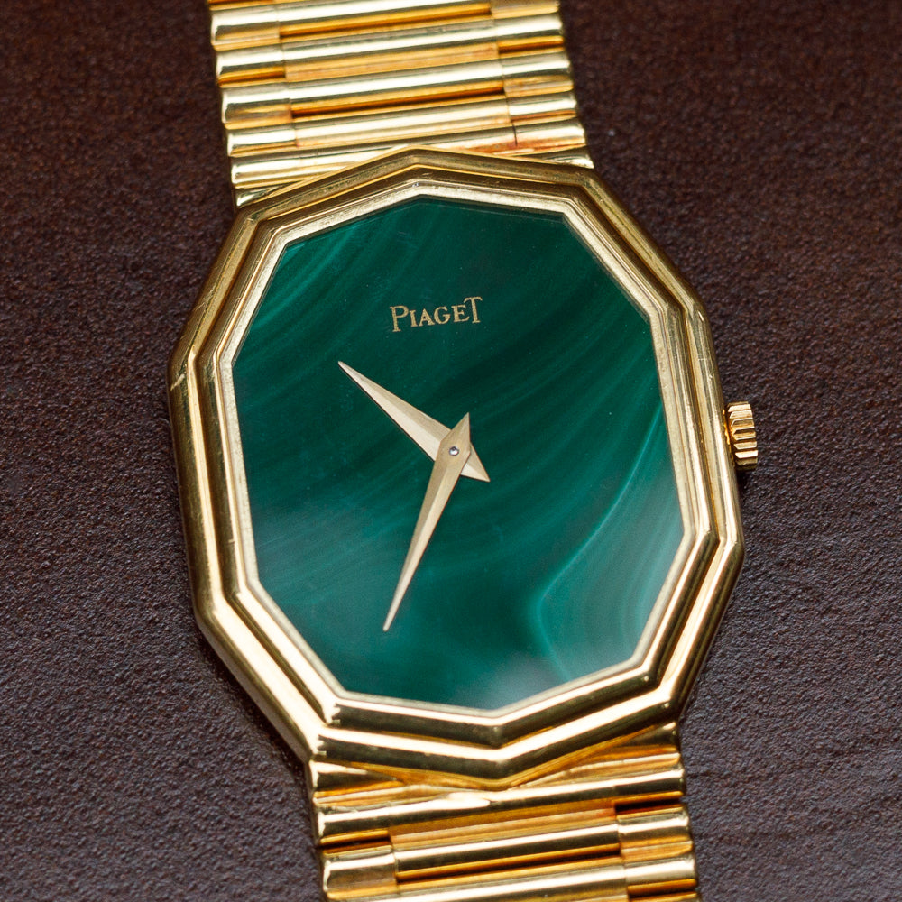 PIAGET Ref.9529 Malachite Dial New Old Stock with BOX – TIMEANAGRAM