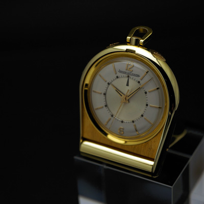 ジャガー・ルクルト トラベルウオッチ ツートーンダイアル アラーム