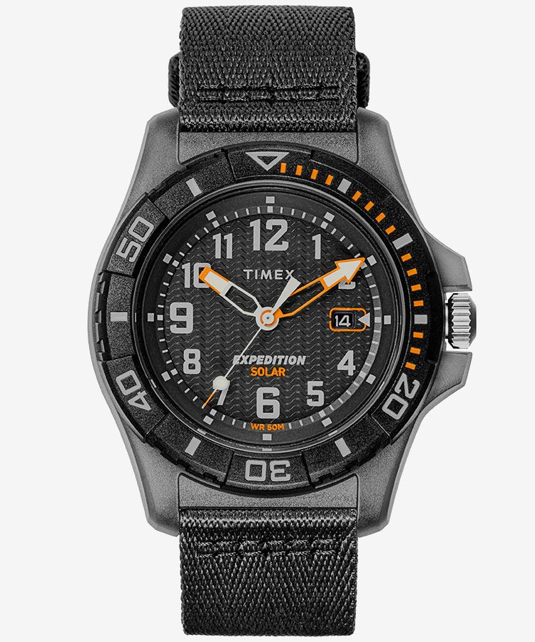 エクスペディション フィールド ポスト ソーラー 36mm レザー | TIMEX