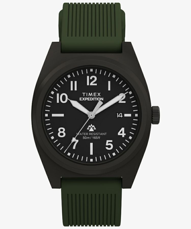 エクスペディション フィールド ポスト ソーラー 36mm レザー | TIMEX