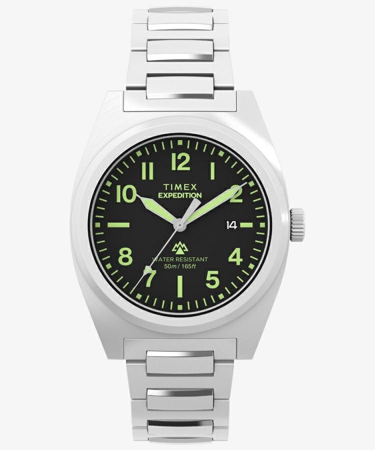 エクスペディション フィールド ポスト ソーラー 36mm レザー | TIMEX