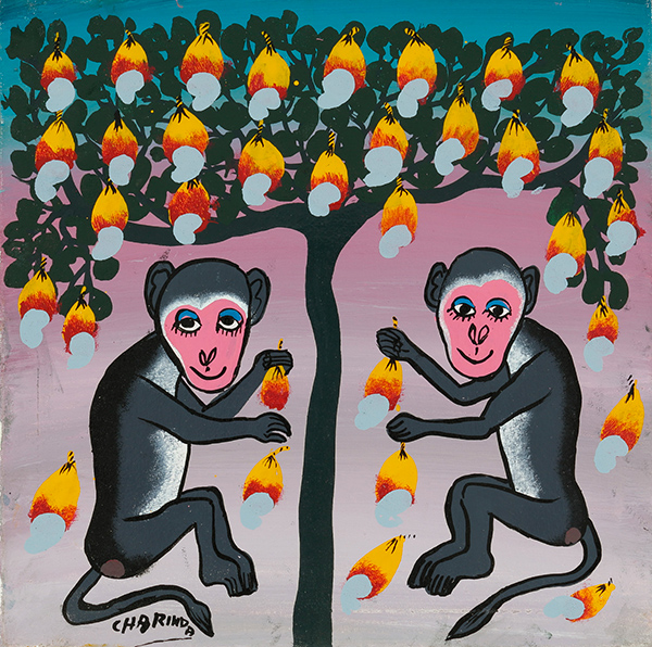 ライオンの家族/鳥 - ティンガティンガオンラインショップ