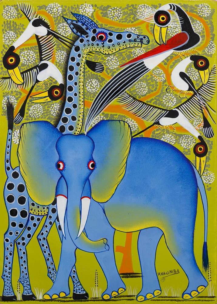 キリン/ゾウ/鳥 - ティンガティンガオンラインショップ