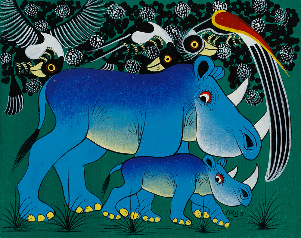 キリン/鳥 - ティンガティンガオンラインショップ