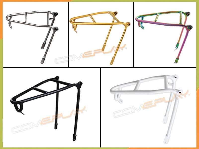 H&H Titanium mini Rear Rack Q Type for Brompton – TITANIUM BIKE