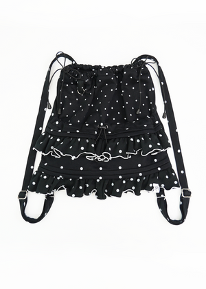 dot frill knapsack – Tie.Me