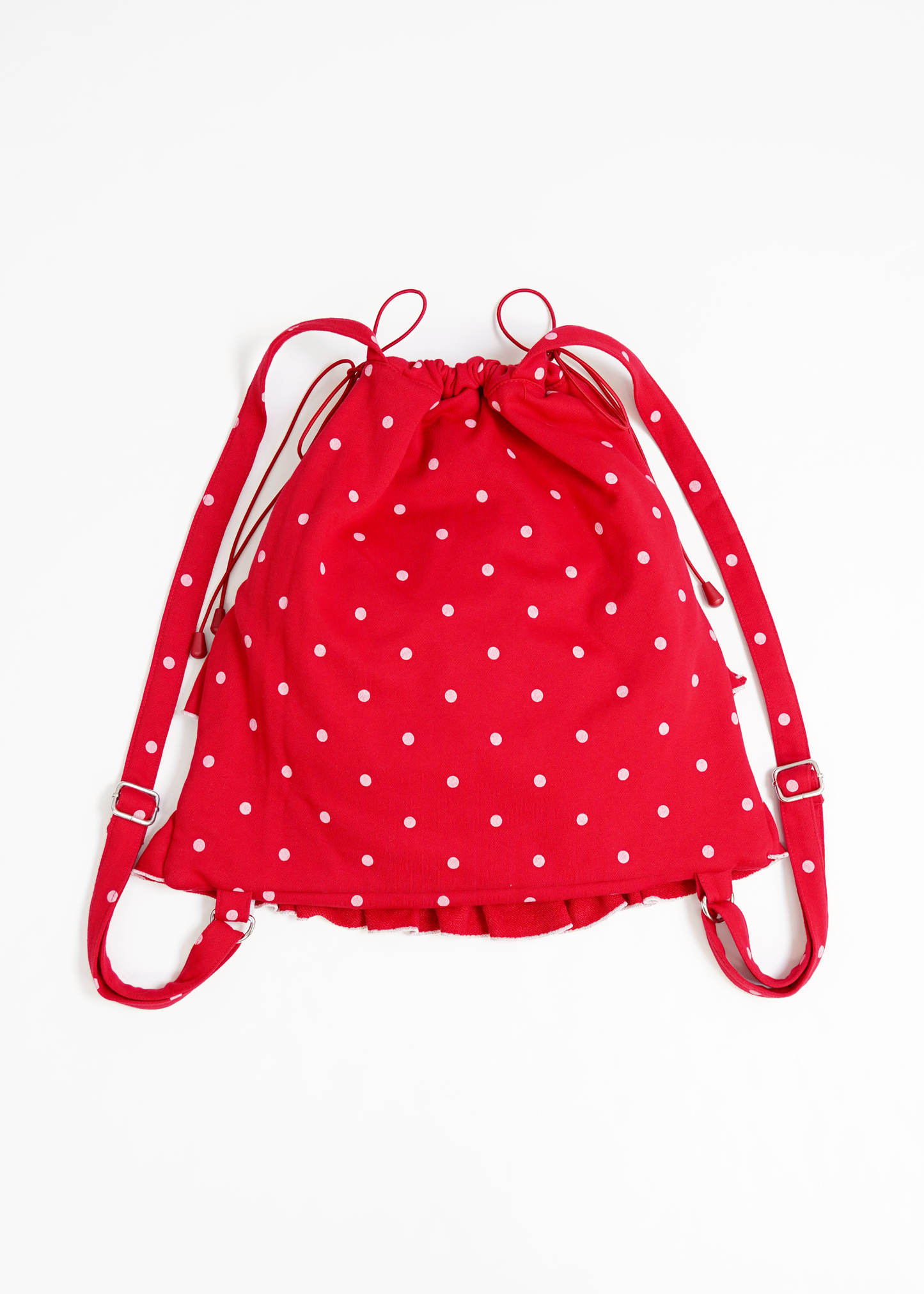 dot frill knapsack – Tie.Me