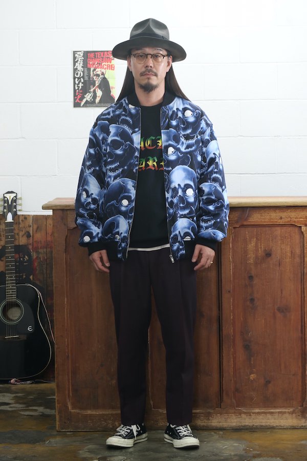 TIGHT / 56 TATTOO STUDIO / SKA JACKET (L-BLUE)