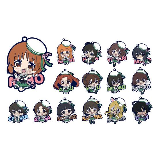 ラバーストラップコレクション 全15種 【ガルパン博覧会／2023年3月