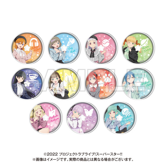 ラブライブ！スーパースター!! ランダムCD盤面風アクリルコースター