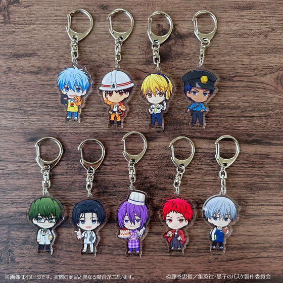黒子のバスケ POP UP STORE -ifの世界- アクリルキーホルダー【全9種