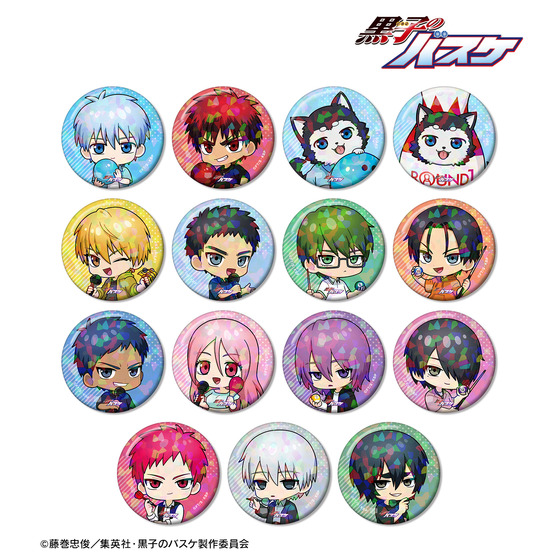 黒子のバスケ 黒子テツヤ 缶バッジ セガカフェ ホログラム グラン