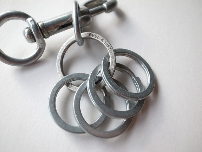 PEEL&LIFT dogclip keyling ドッグクリップキーリング - tity
