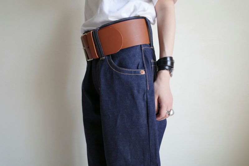 KOOKY ZOO クーキーズー JUVENILE LEATHER BELT ・BROWN - tity