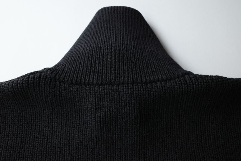 ssstein OVERSIZED DRIVERS KNIT ZIP VEST・BLACK - tity