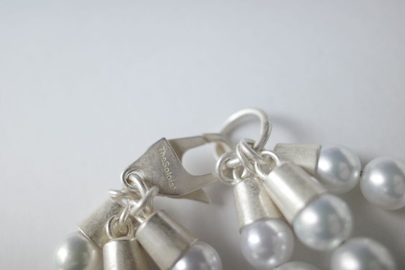 TAKAHIROMIYASHITATheSoloist. pearl necklace with five keys.(10mm